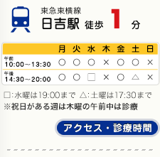 アクセス・診療時間
